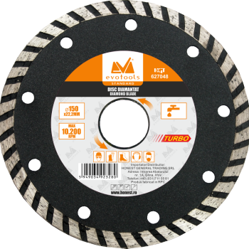 Disc Diamantat 125/22,2mm Dynamic continuu